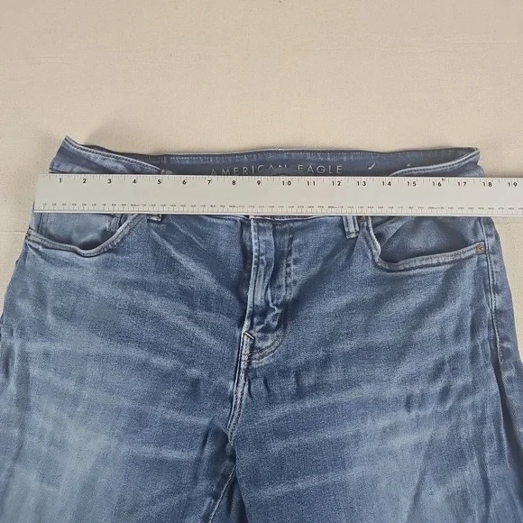 American Eagle Jeans Men 36x32 Original Boot Cut Next Level Airflex Stretch Blue - Picture 3 of 12
